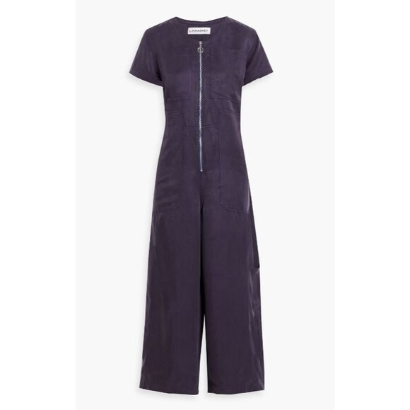 The Unbranded Brand Pants - L.F. Markey Felix cropped washed-twill jumpsuit Size 6